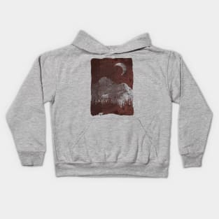 Winter Finds the Bear... Kids Hoodie